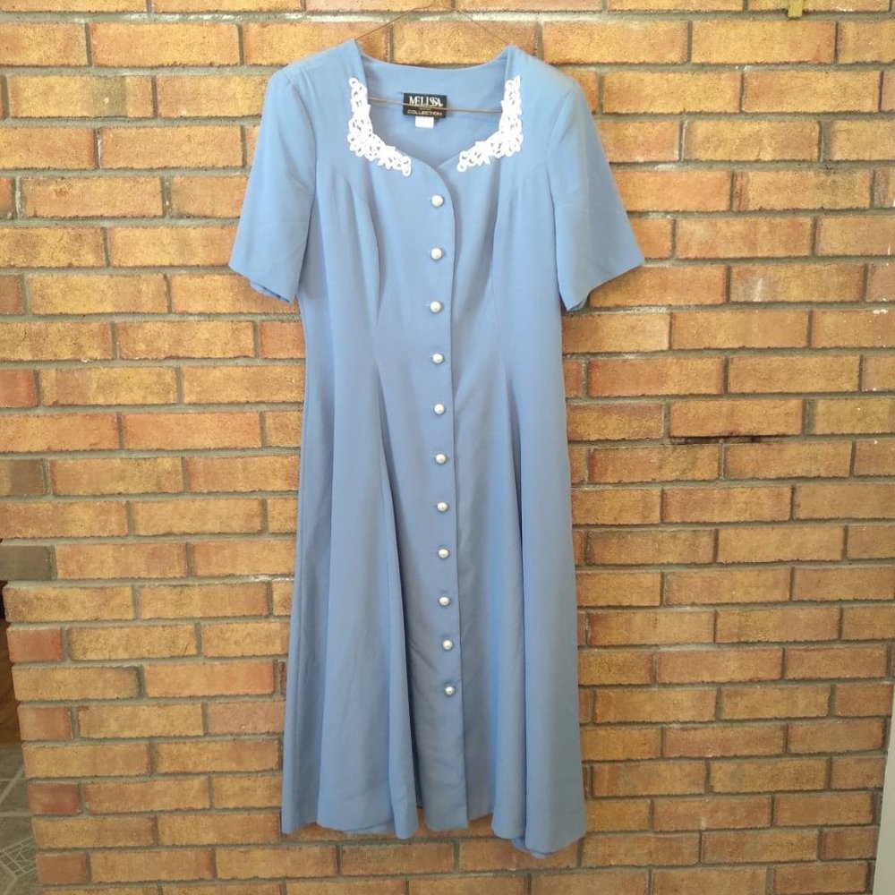 Vintage Periwinkle Dress